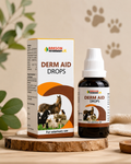 Bakson Derm Aid Drops 30ml for Dogs & Cats Allergy Relief Supplement