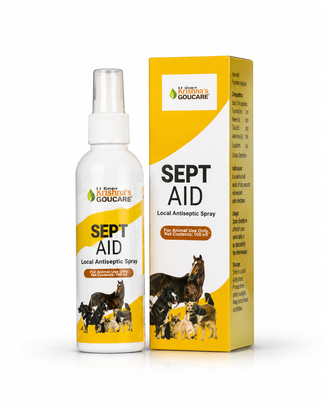 Bakson Sept Aid Drops Wound Care for Dogs & Cats - 30ml