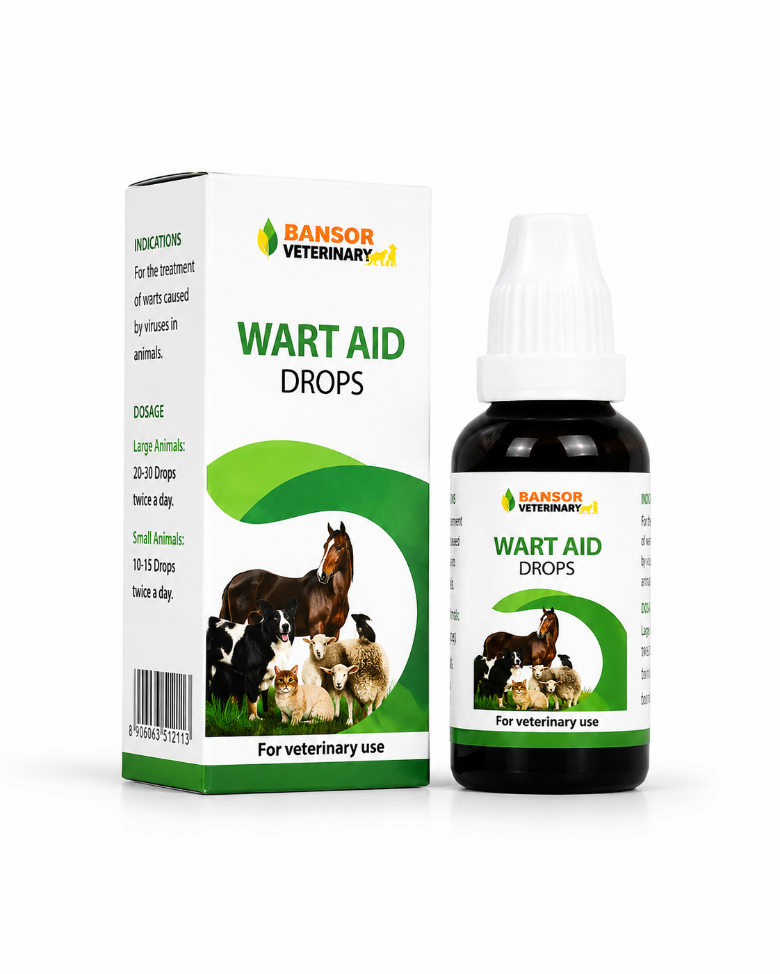 Bakson Wart Aid Drops 30ml for Dogs & Cats