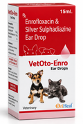 Oriheal Vetoto Enro Ear Cleanser Drops for Dogs & Cats | 15ml