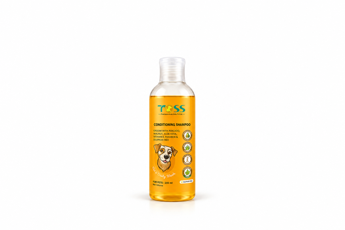 Toss Walcado Puppy Conditioning Shampoo 200ml - Avocado, Walnut & Aloe Vera