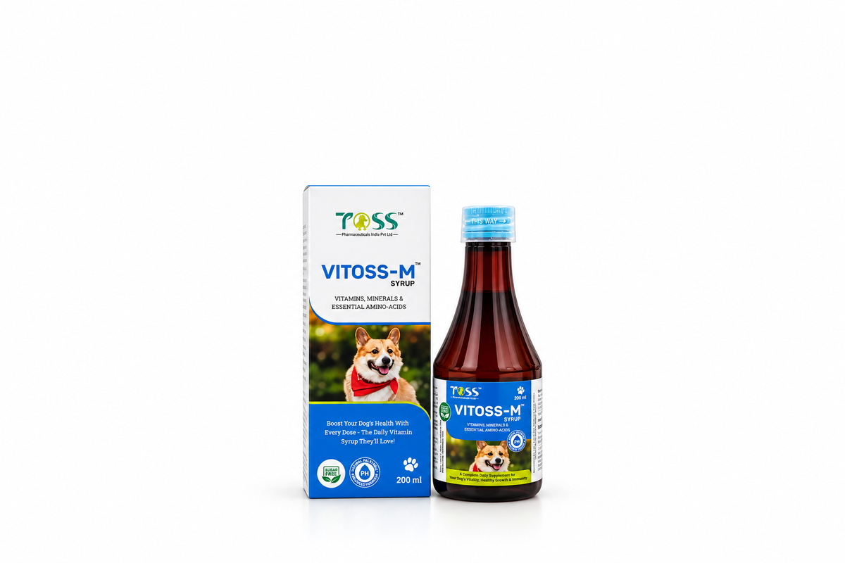 Toss Vitoss-M Nutritional Syrup 200ml for Dogs & Cats - Vitamins, Minerals & Essential Amino Acids
