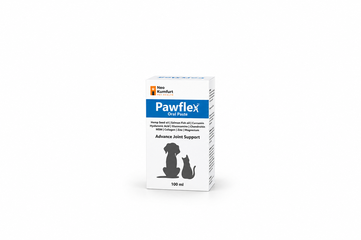 Neo Kumfurt Pawflex Glucosamine & Omega-3 Joint Support Oral Paste for Dogs & Cats - 100 ml