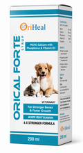 Oriheal Orical Forte Syrup for Stronger bones & Optimal Growth for Dogs & Cats 200ml