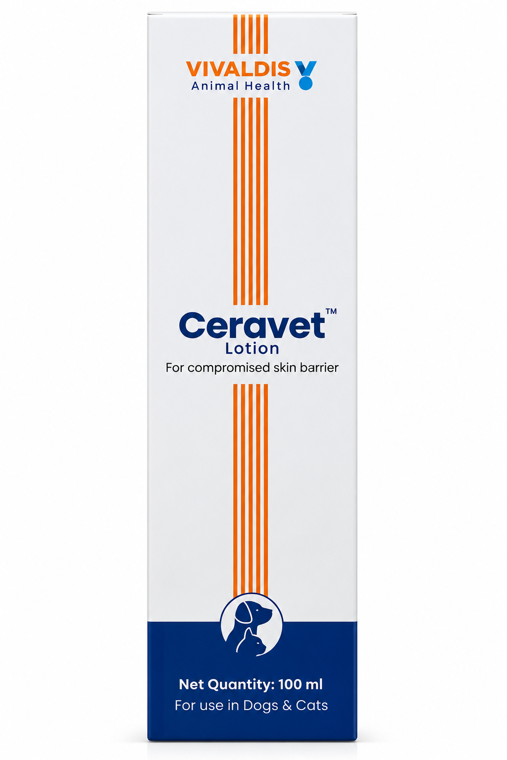 Vivaldis Ceravet Lotion for Dogs & Cats | Compromised Skin Barrier Repair | Ceramide & Lipid Restoration | 100ml