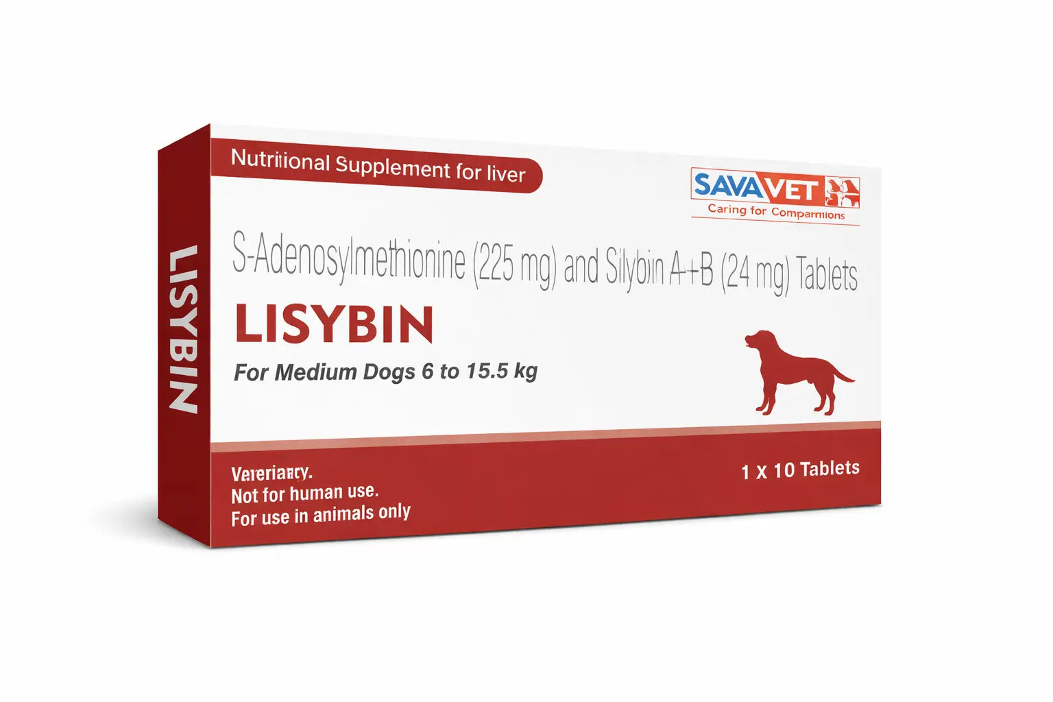 Savavet Lisybin Liver Support Tablet for Dogs 10's