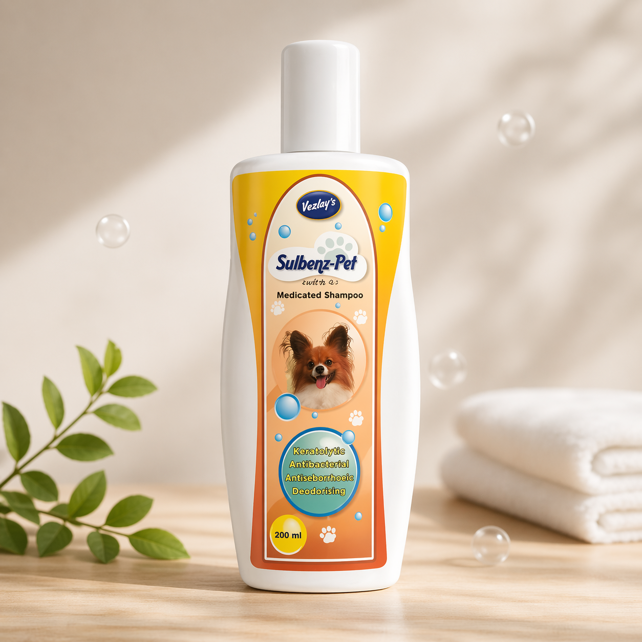 Venky's Sulbenz Medicated Pet Shampoo for Dogs & Cats