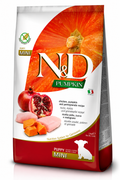 Farmina N&D Pumpkin Chicken & Pomegranate Grain Free Puppy Mini Dog Dry Food