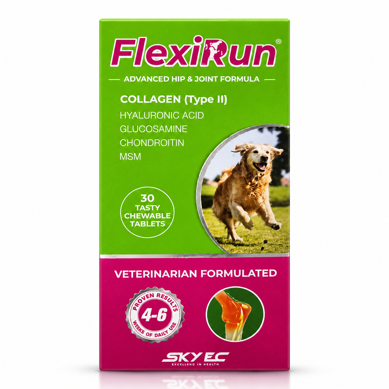 Skyec FlexiRun Advanced Hip & Joint Support Tablets for Dogs
