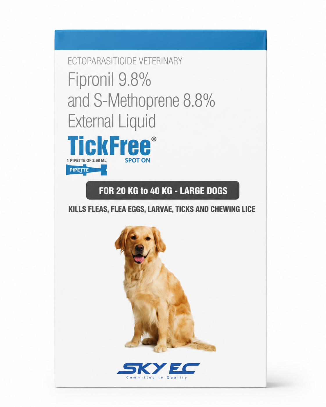 Skyec Tickfree Spot On for Dogs | Anti Tick & Flea Treatment