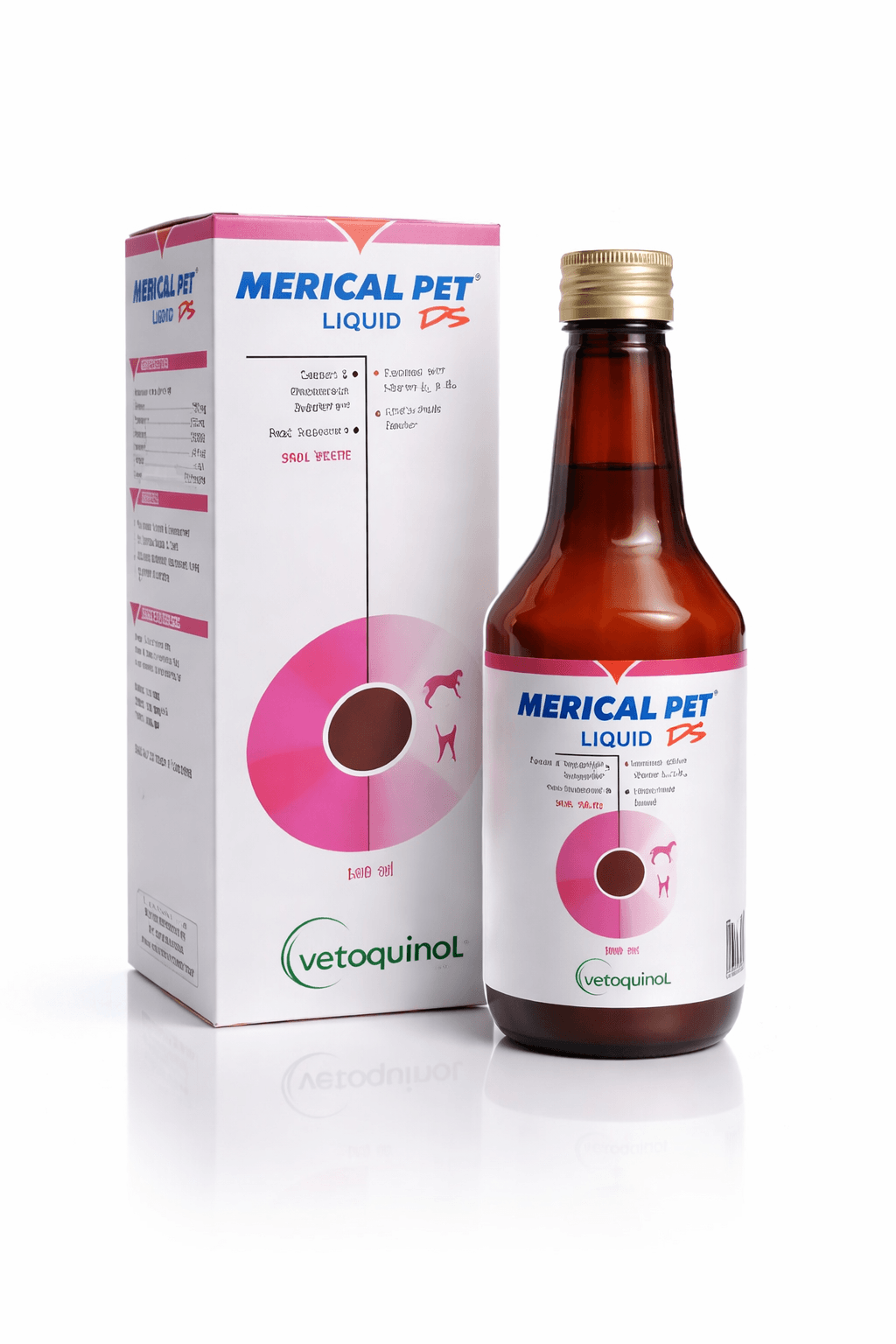 Vetoquinol Merical Pet DS Syrup 300ml Calcium Supplement for Dogs & Cats