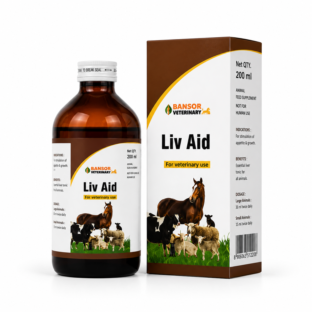 Bakson Liv Aid Syrup for Dogs & Cats | Liver Support Supplement
