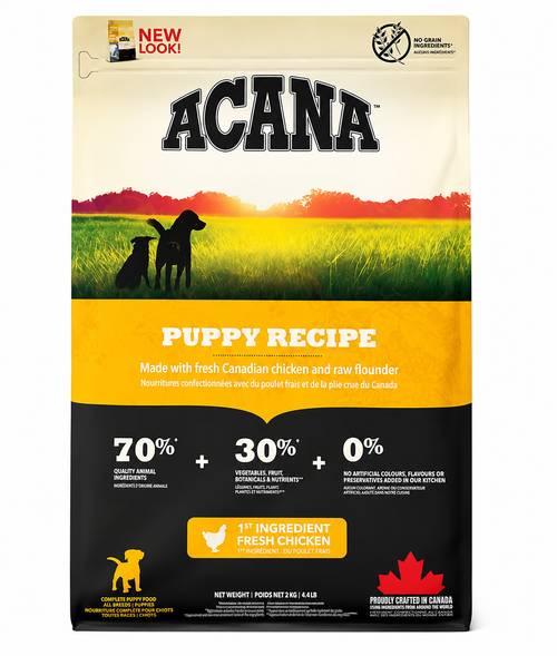 Acana Puppy Recipe Dry Dog Food 2kg