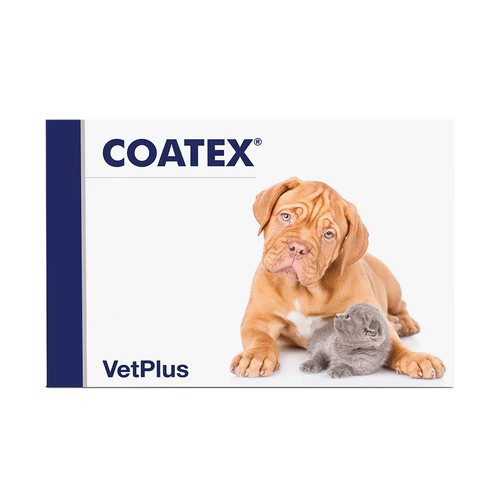 VetPlus Coatex Blister Capsule for Dogs & Cats – Skin & Coat Health Supplement