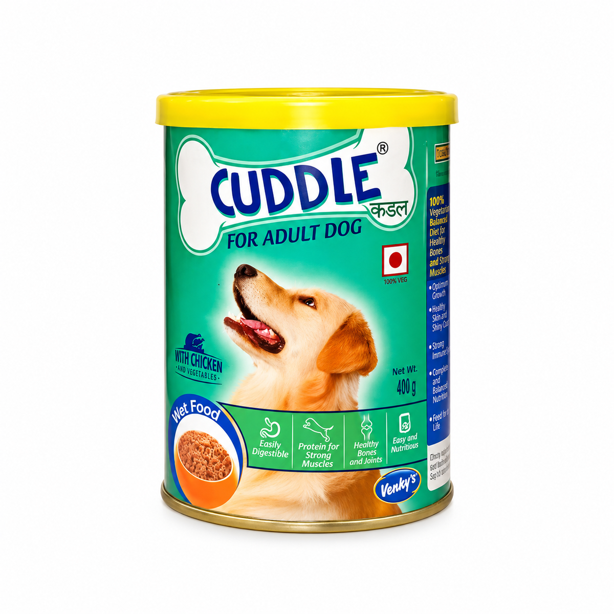 Venky's Cuddle Adult Wet Dog Food | 400 g Tin