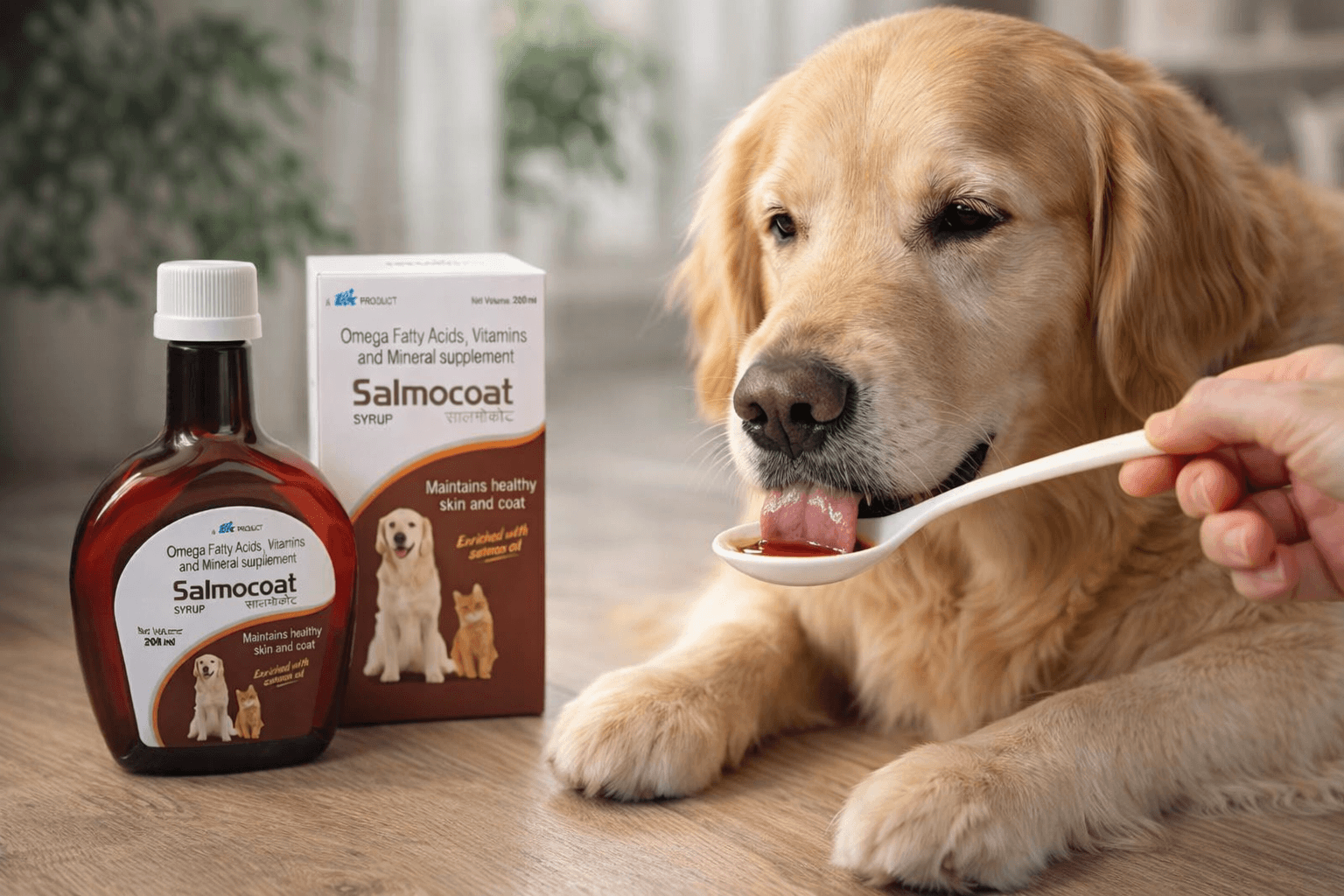 TTK Salmocoat Salmon Oil for Dogs & Cats 200ml – Omega 3 & 6