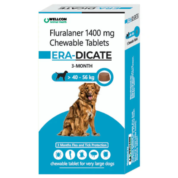 Wellcon Eradicate (Fluralaner) Tablet for Very Small Dogs