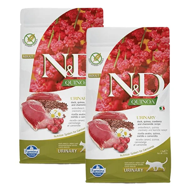 Farmina N&D Quinoa Urinary Cat Food Grain-Free Dry Cat Food for Urinary Health