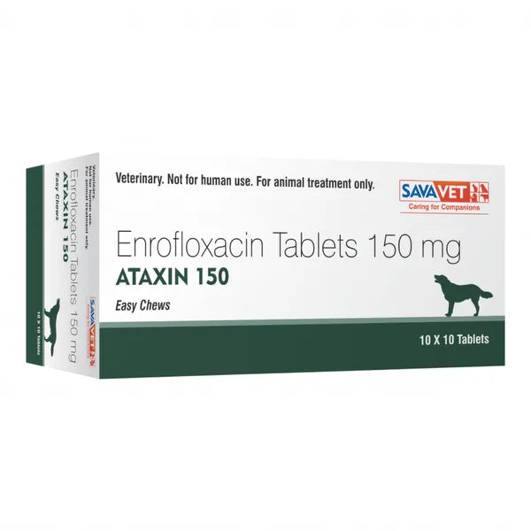 Savavet Ataxin (Enrofloxacin) Tablet for Dogs & Cats 10's