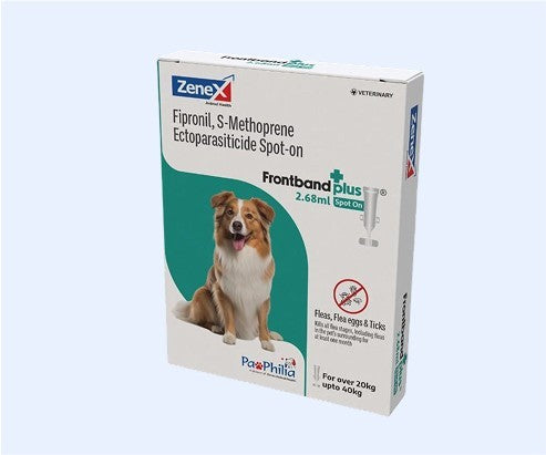 Zenex Frontband Plus Spot On Advanced Flea & Tick Treatment for Dogs
