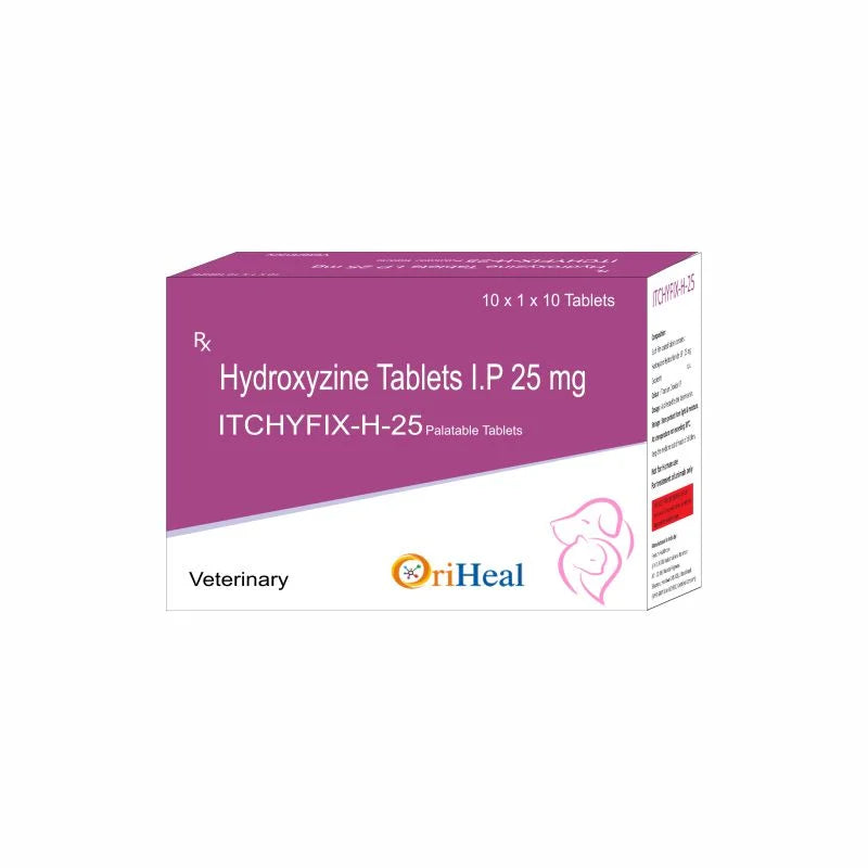 Oriheal Itchyfix-H Allergy & Itching Support 1 Strip Tablets for Dogs & Cats