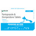Wellcon Pendom 40mg DSR Tablet (Pantoprazole & Domperidone) for Dogs and Cats