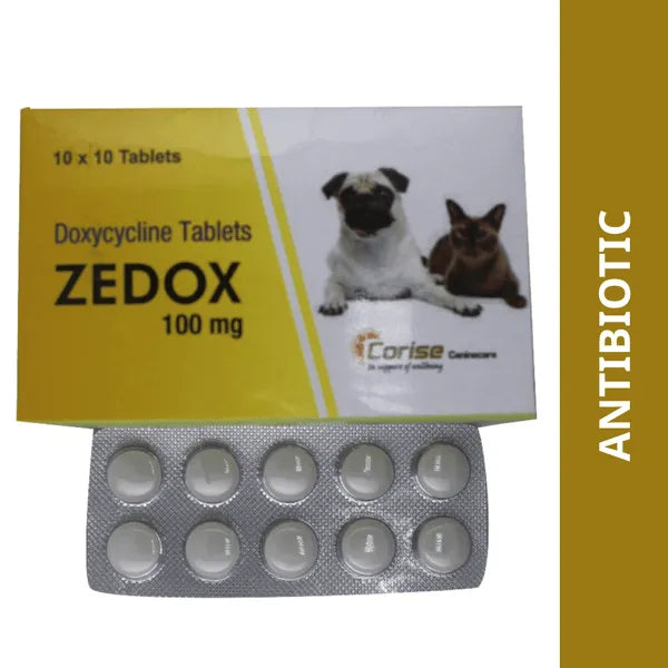 Corise Zedox Tablets for Dogs and Cats - Broad-Spectrum Veterinary Antibiotic