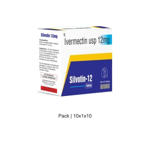 Sihil Silvotin Tablets  10's Ivermectin for Dogs & Cats