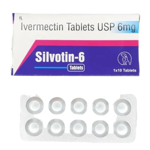 Sihil Silvotin Tablets  10's Ivermectin for Dogs & Cats