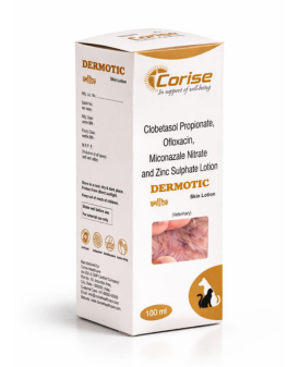 Corsie Dermotic Lotion for Dogs and Cats  100ml - Soothing Skin Care & Itch Relief
