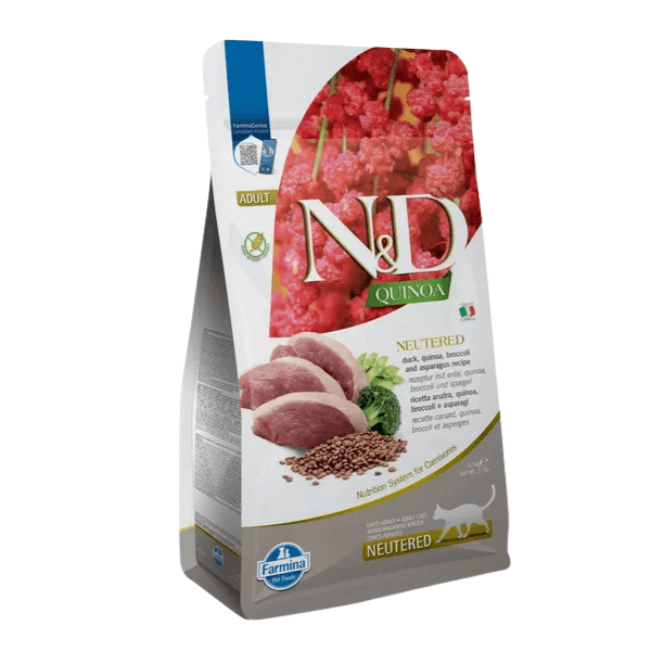 Farmina N&D Quinoa Neutered Adult Cat Food - Premium Natural Cat Food