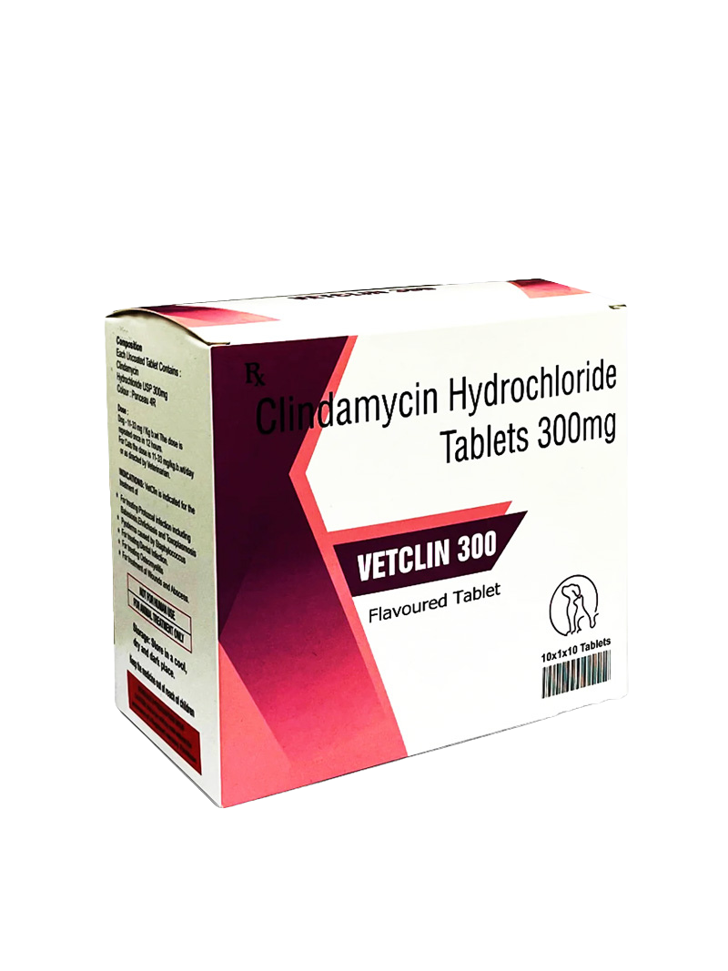 Sihil Vetclin Clindamycin Hydrochloride Tablets for Dogs & Cats
