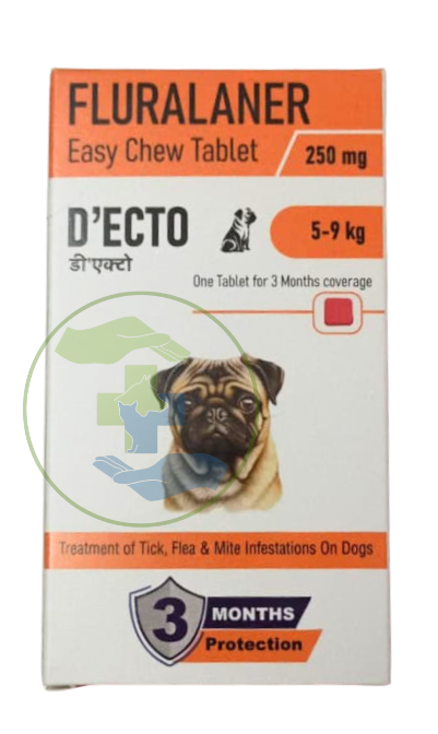 Sihil Decto Fluralaner Tablet for Dogs Tick, Mite & Flea Control
