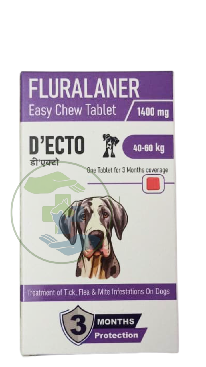 Sihil Decto Fluralaner Tablet for Dogs Tick, Mite & Flea Control
