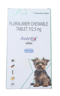 Intas Aventix Tablet for Dogs Fast-Acting Protection Against Ticks, Fleas & Mites