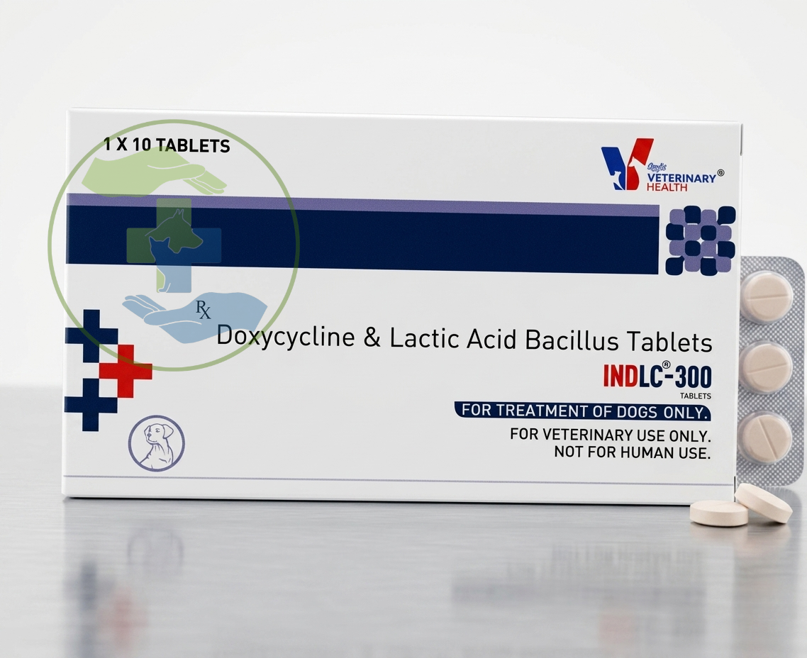 Drools Indlc Tablet for Pets Treatment for Skin, Respiratory & Wound
