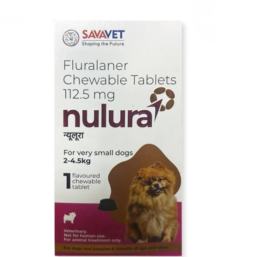 Savavet Nulura Tablets for Dogs Fast-Acting Tick & Flea Treatment