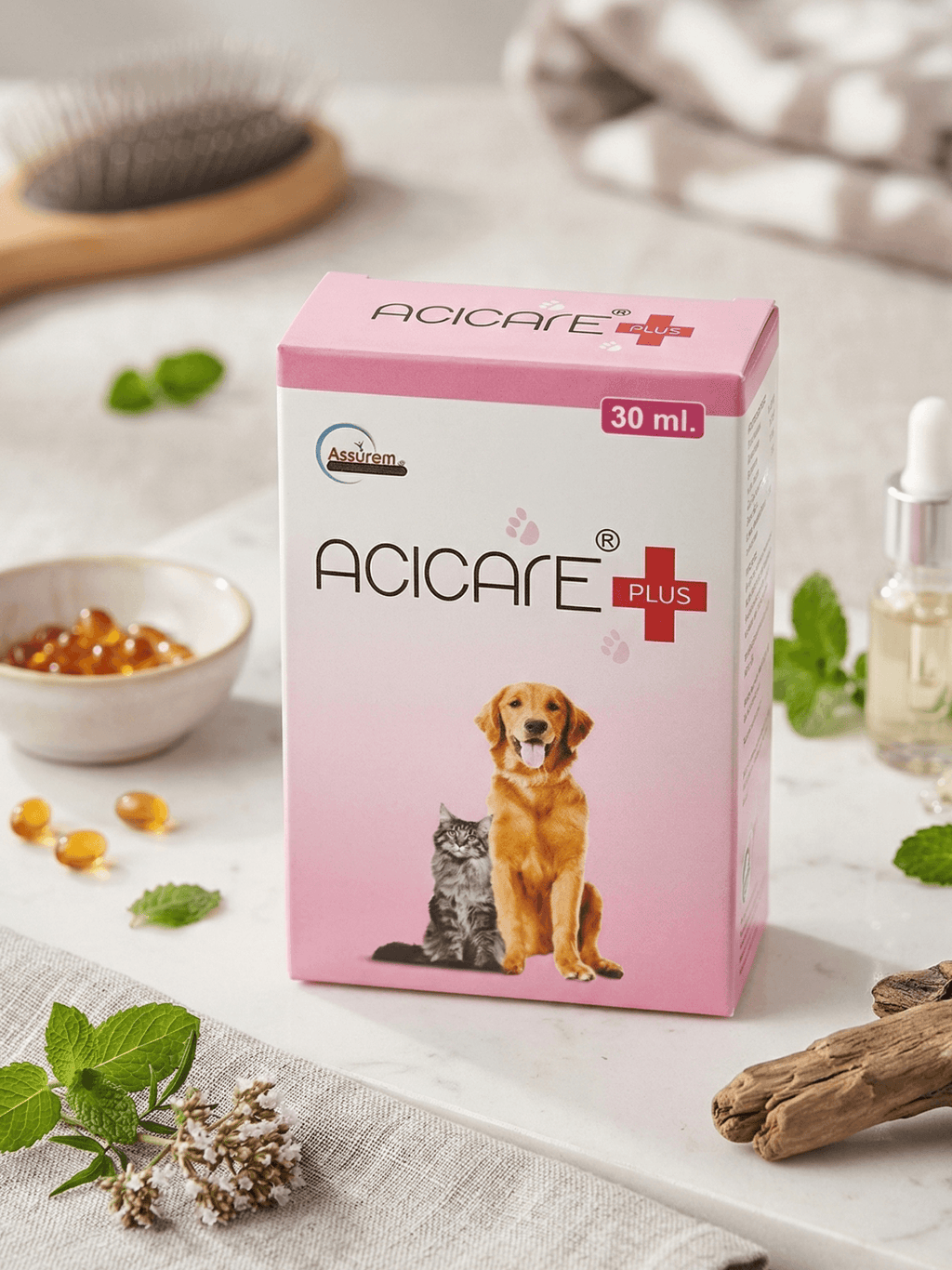 Assurem Acicare Plus Drops 30ml for Dogs & Cats