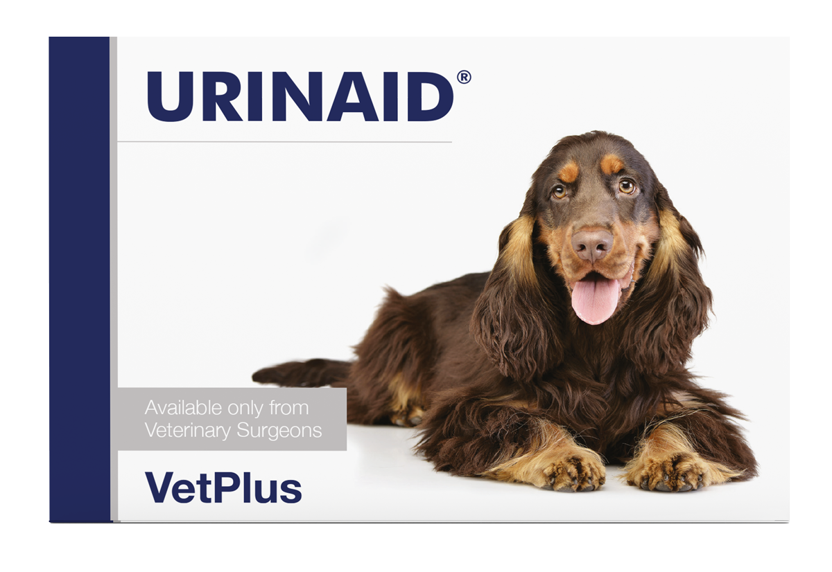 VetPlus Urinaid 60 Tablets for Dogs – Urinary Tract Bladder Health Support Supplement