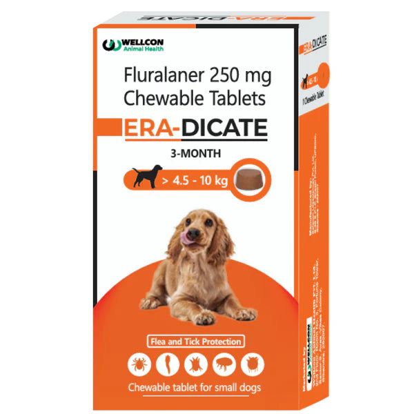 Wellcon Eradicate (Fluralaner) Tablet for Very Small Dogs