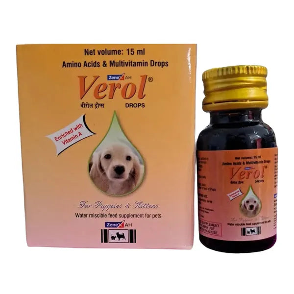 Verol Amino Acids & Multivitamin Drops 15ml & Syrup 200ml