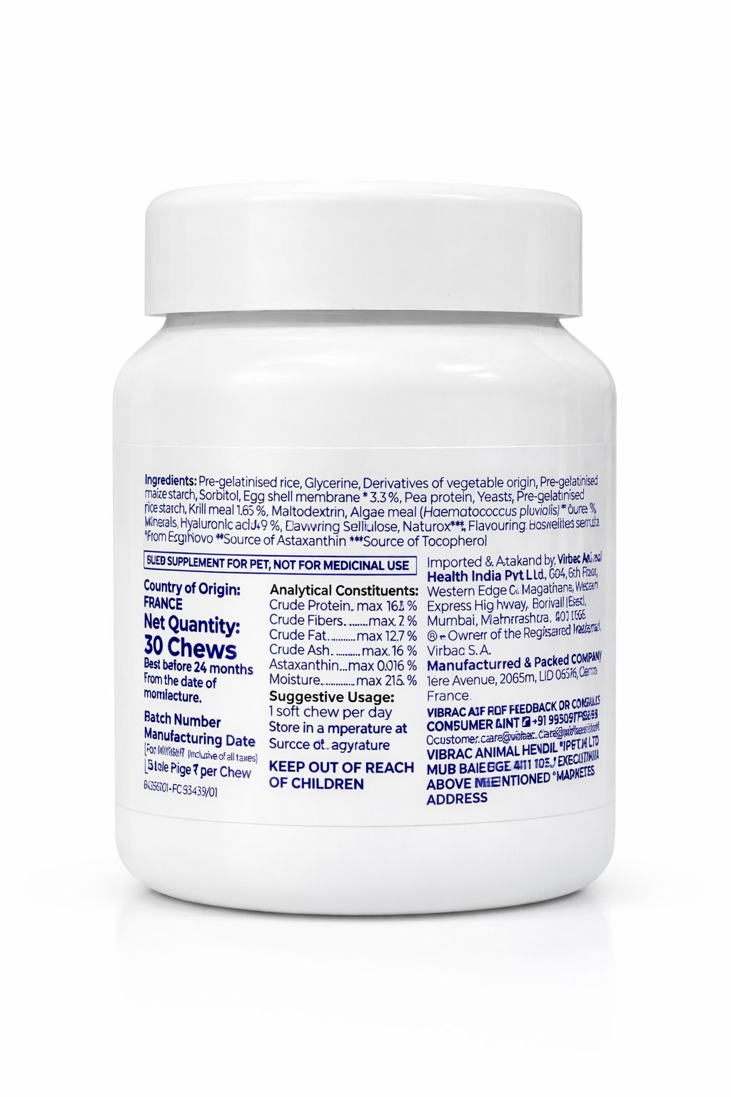 Virbac Movoflex Chews for Dogs for Joint Support
