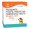 Intas Eazypet Dog Deworming Tablets for Puppies & Adult Dogs â€“ Broad Spectrum Dewormer, Removes Roundworms, Hookworms & Tapeworms (Pack 10 Tablets)