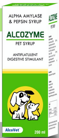 Alcovet Alcozyme 200ml Digestive Enzyme Syrup for Dogs & Cats