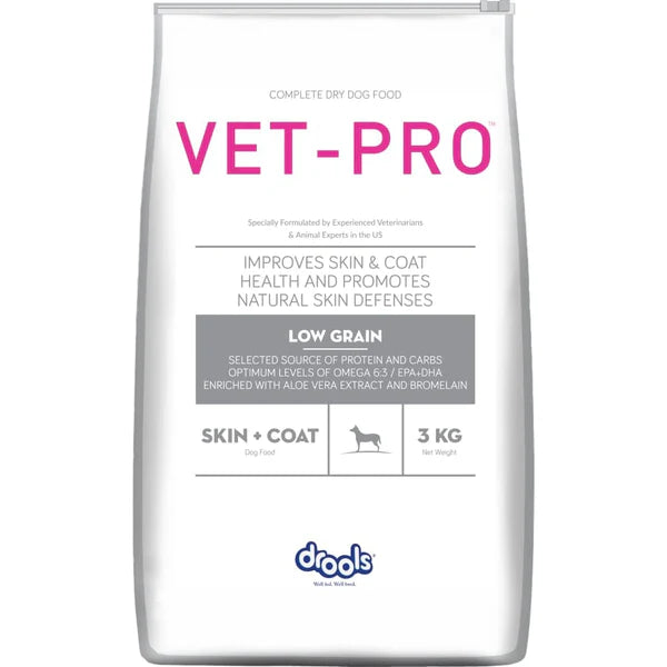 Drools Vet Pro Skin & Coat Dry Dog Food â€“ Premium Veterinary Formula for Healthy Skin, Shiny Coat & Itch Relief