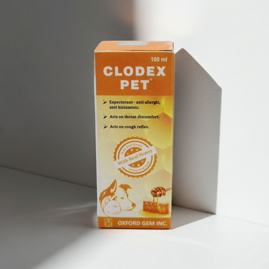 Oxford Gem Clodex Pet Syrup â€“ 100ml - for Dogs & Cats