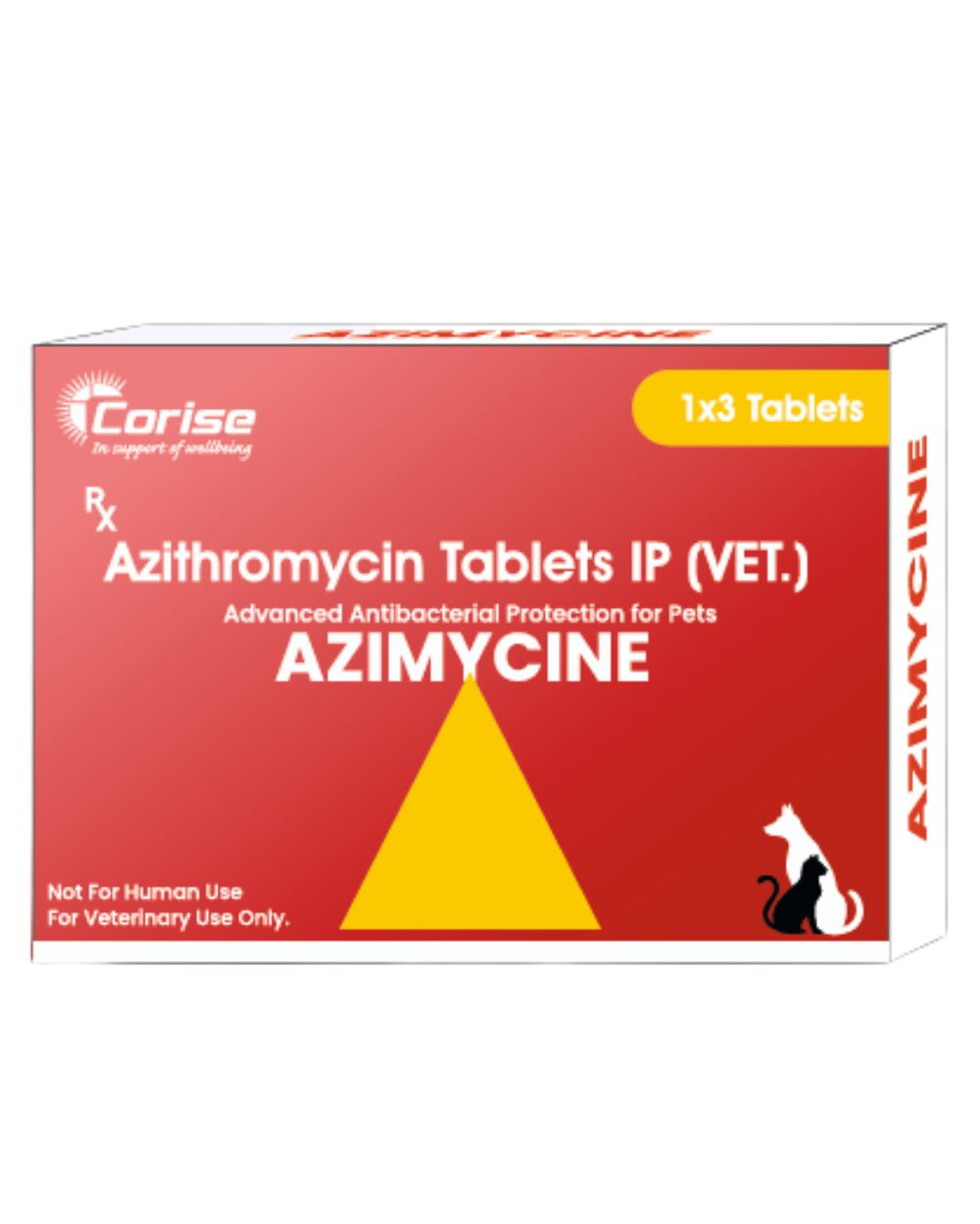 Corise Azimycine Tablet (Azithromycin) for Dogs and Cats
