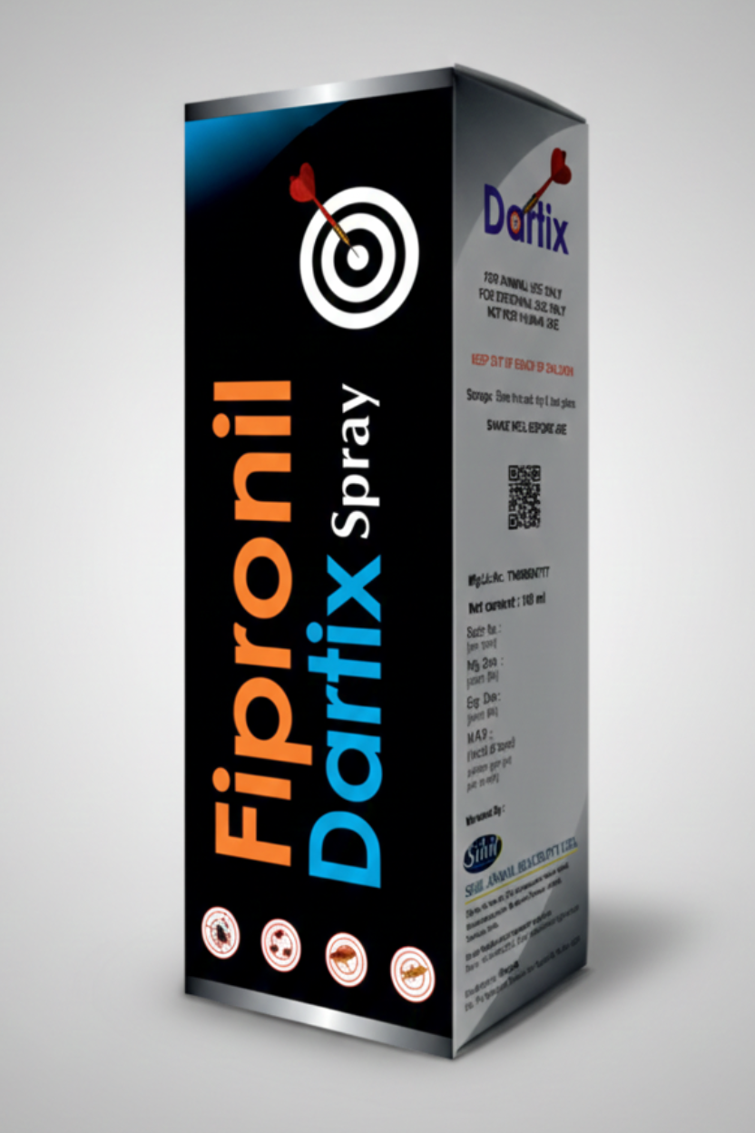 Dartix Anti flea tick Fipronil spray, 100ml for dogs & cats