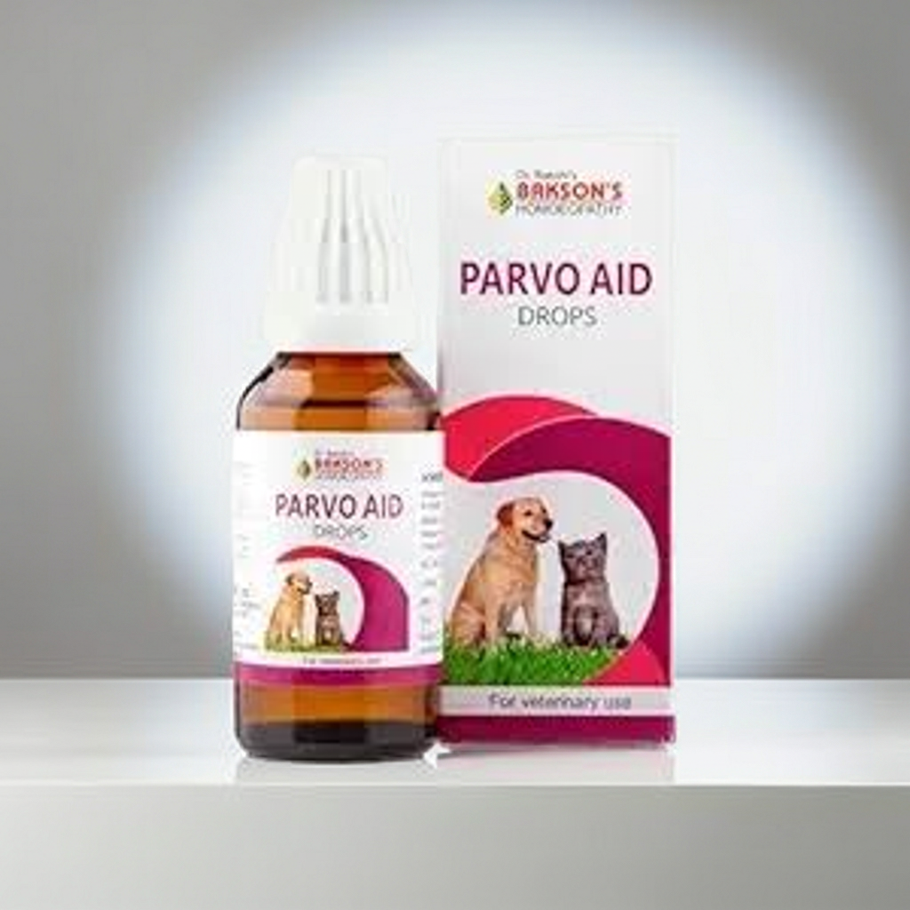 Baksonâ€™s Parvo Aid Drops 30ml â€“ Homeopathic Medicine for Parvovirus in Dogs, Vomiting & Diarrhea Relief