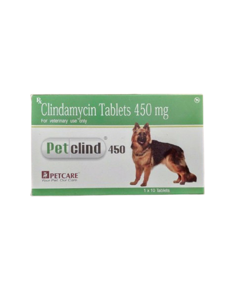 Petcare Pet Clind 450mg Tablet for Dogs & Cats â€“ Clindamycin for Bacterial Infections